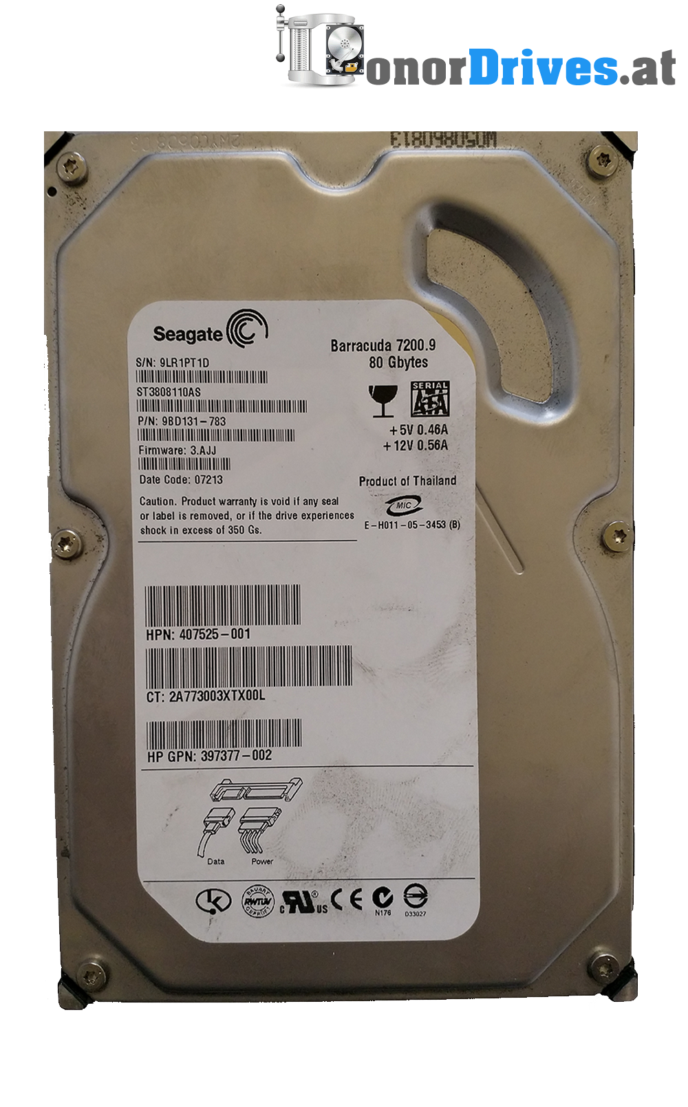 Seagate ST500DM002-1BD142-056 -500 GB - PCB 100535704 Rev.C 
