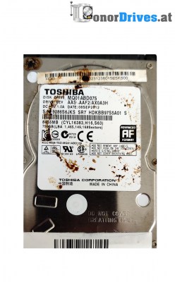 Toshiba MK5061GSY - SATA - 500 GB - PCB G002822A*