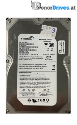 Seagate - ST3160318AS - SATA - 160 GB - 9SL13A-531 - PCB. 100535704 Rev .B