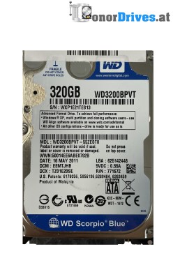 Western Digital - WD5000BPKT-60PK4T0 - SATA - 500 GB - PCB.2060-771629-006 Rev.A