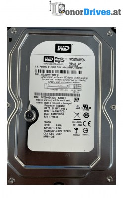 Western Digital -WD2502ABYS-02B7A0 - 250 GB - Pcb. 2060-701537-004 Rev. A