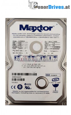 Maxtor D740X-6L - IDE - 40 GB - PCB 10-123301-01 Rev: D