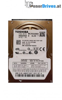 Toshiba MK2035GSS - SATA - 200 GB - PCB G5B0015 90000-A