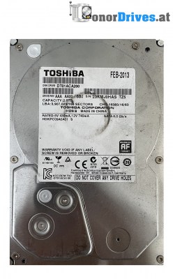 Toshiba - HDKPC09A0A01 S - SATA - 2 TB - PCB. 220 0A90380 01