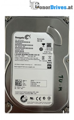 Seagate - ST500DM002 - 1BD142-502 -  500 GB -SATA - Rev. 100535704 Rev. D