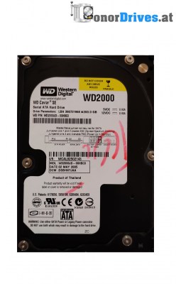 Western Digital WD2500AAKX-603CA0 - 250 GB - PCB 2060-771640-003 Rev. A