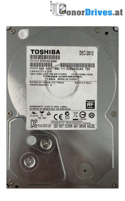 Toshiba - HDKPC09A0A01 S - SATA - 2 TB - PCB. 220 0A90380 01