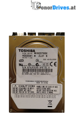 Toshiba MK3261GSYN- SATA - 320GB - PCB G002872A