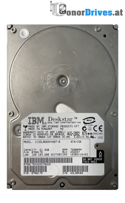 IBM - Deskstar - IC35L060AVVA07-0 - 61,4 GB - Pcb: B 36H6419 01