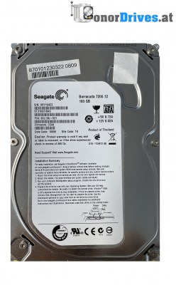 Seagate - ST3160318AS - SATA - 160 GB - 9SL13A-531 - PCB. 100535704 Rev.A