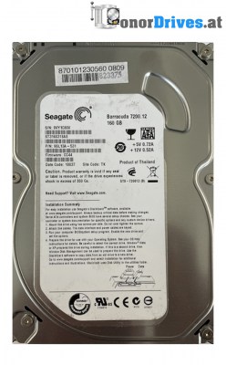 Seagate - ST3160318AS - 9SL13A-531 - 160 GB - 100535704 Rev. A