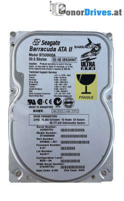 Seagate - ST380011A - 9W2003-359 - 80 GB - Pcb. 100291893 Rev. A
