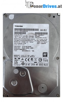 Toshiba - HDS723020BLE640 - SATA - 2 TB - PCB. 220 0A90380 01