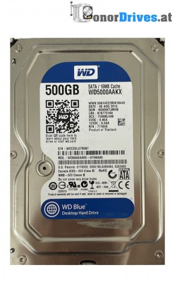 Western Digital - WD5000AAKX-07U6AA0 - 500 GB - Pcb. 2060-771640-003 Rev. A