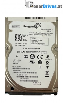 Seagate - ST9320423AS - SATA - 320 GB - 9HV14E-037 - PCB. 100536286 Rev. E