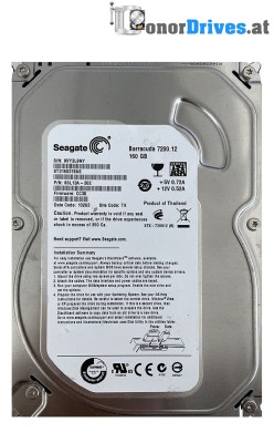 Seagate - ST3160812AS - SATA - 160 GB - 9BD132-188 - PCB. 100387575 Rev . D