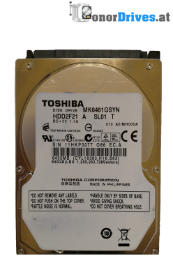 Toshiba MQ01ABD100-AAH AA00/AX001C- SATA - 1TB - PCB G003138A