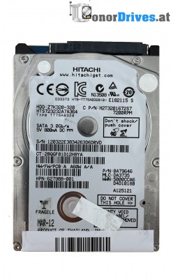 Hitachi - HTS725032A7E630 - 0J32733 - 320 GB - PCB 220 0A90351 01