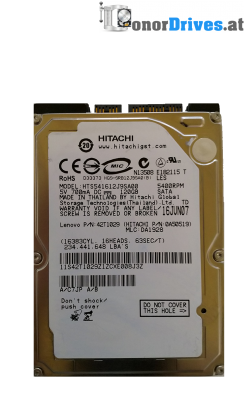 Hitachi HTS541075A9E680- 0J30782- SATA - 750 GB - PCB 220 0A90351 01 Rev.