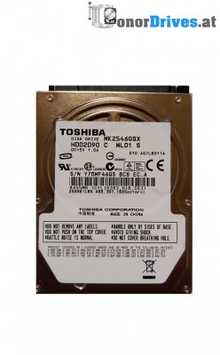 Toshiba MK2552GSX - SATA - 250 GB - PCB G002217A