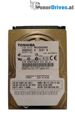 Toshiba MQ01ABD050-AAE AA01/AX002J- SATA - 500 GB - PCB G003138A