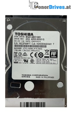 Toshiba - MQ01ABD100V - SATA - 1 TB - PCB. G003138A