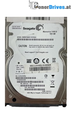 Seagate - ST9500325AS - 9HH134-189 - 500 GB - Pcb. 100664637 Rev.A