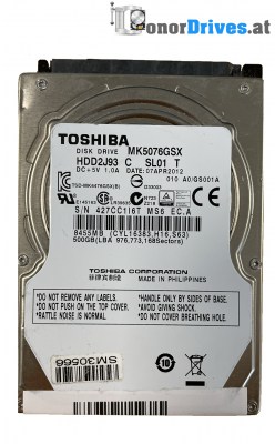 Toshiba - MQ01ABF050 - 500 GB - Pcb G003235C