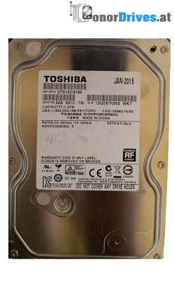 Toshiba DT01ACA100 - SATA - 1TB - PCB 220 0A90377 Rev. 01