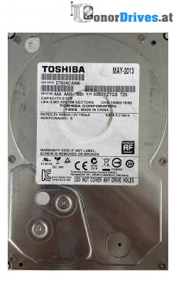 Toshiba - HDKPC09A0A01J - SATA - 2 TB - PCB. 220 0A90380 01