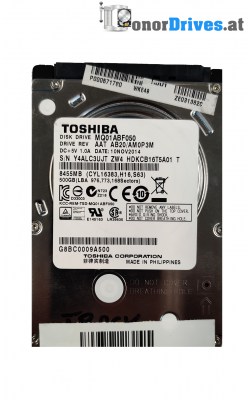 Toshiba MQ01ABD050 - SATA - 500 GB - PCB G003138A
