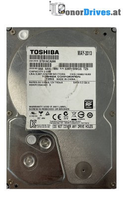 Toshiba - DT01ACA200 - SATA - 2 TB - PCB. 220 0A90380 01