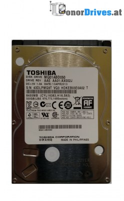 Toshiba MK3255GSXF - SATA - 320 GB - PCB G002439-0A