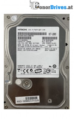 Hitachi - HDT721016SLA380 - 0A39941- 160 GB - Pcb.110 0A90158 01
