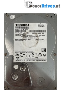 Toshiba - HDKPC09A0A01 S - SATA - 2 TB - PCB. 220 0A90380 01