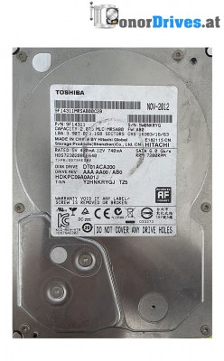 Toshiba - DT01ACA050 - SATA - 500 GB - PCB. 220 0A90377 01