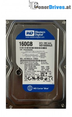 Western Digital - WD1600AAJS-07M0A0 - 160 GB - Pcb. 2060-701590-001 Rev. A