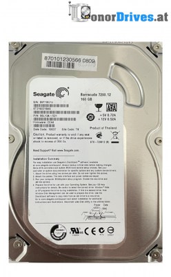 Seagate - ST3160318AS - 9SL13A-531 - 160 GB - Pcb 100535704 Rev. A