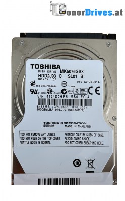 Toshiba - MK5065GSXF - 500 GB - Pcb G002825A