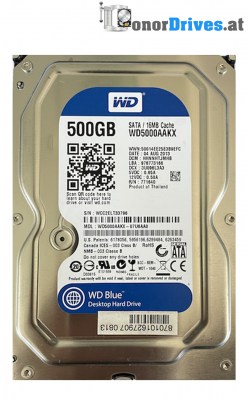 Western Digital - WD5000AAKXX-07U6AA0 - 500 GB - Pcb. 2060-771640-003 Rev. A