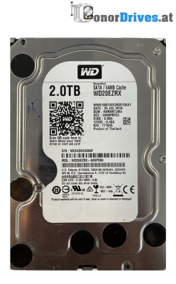 Western Digital - WD20EZRX-00SPEB0 - 2 TB - PCB. 2060-771945-002 Rev. A