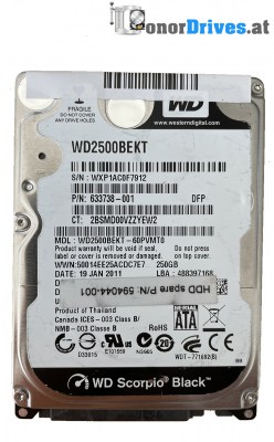 Western Digital - WD3200BPVT-80ZEST0 - 320 GB - PCB. 2060-771672-004 Rev. A