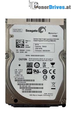 Seagate - ST9750420AS - 9RT14G-031 - 750 GB - Pcb. 100619769 Rev.A