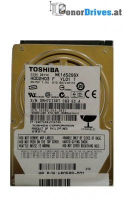 Toshiba MK6475GSX - SATA - 640 GB -  Pcb: G002825A Rev