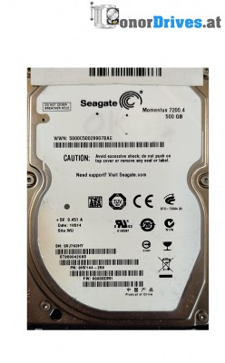 Seagate ST500LT012 - 1DG142-070 - SATA - 500 GB - PCB 100729420 Rev.B*