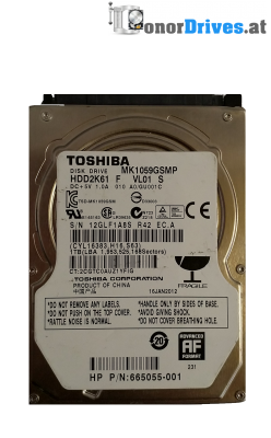 Toshiba HDD2K61 - SATA - 1TB - PCB G002825A