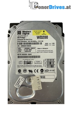 Western Digital - WD200EB-00BHF0 - IDE - 20 GB - PCB.2060-001068-001 Rev.B