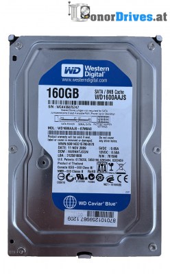 Western Digital - WD5000AAKX-07U6AA0 - 500 GB - Pcb.2060-771640-003 Rev. A