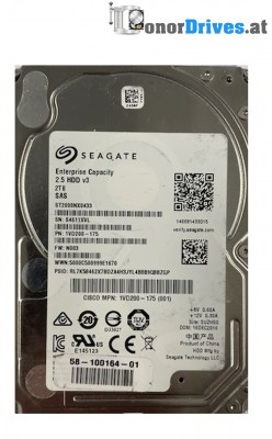 Seagate - ST3600057SS - SAS - 600 GB - 9FN066-899 - PCB. 100549571 Rev. B