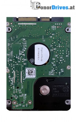 Western Digital - WD7500BPKX-60HPJT0 - SATA - 750 GB - PCB. 2060-771629-006 Rev. A
